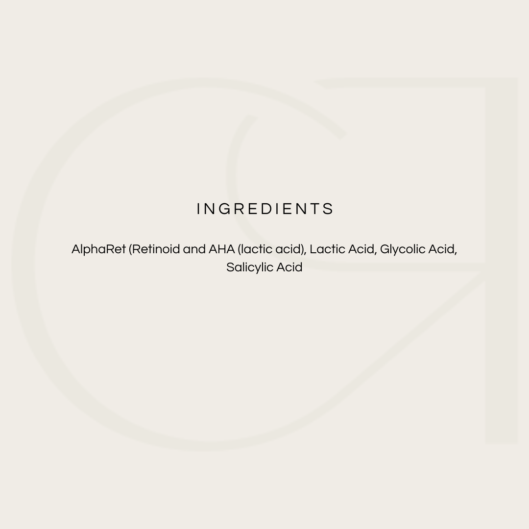 Skin Better AlphaRet Exfoliating Peel Pads ingredients list