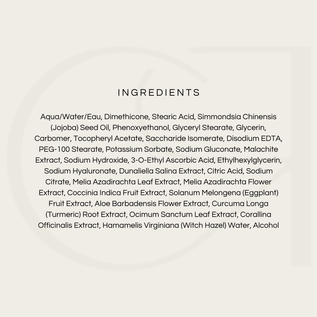 Glo Skin Beauty Oil Free Moisturizer ingredients list