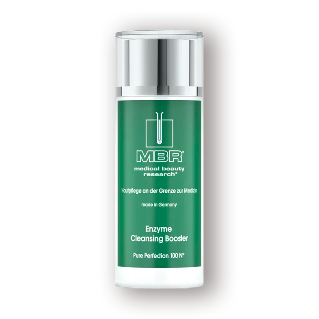 A bottle of MBR Enzyme Cleansing Booster