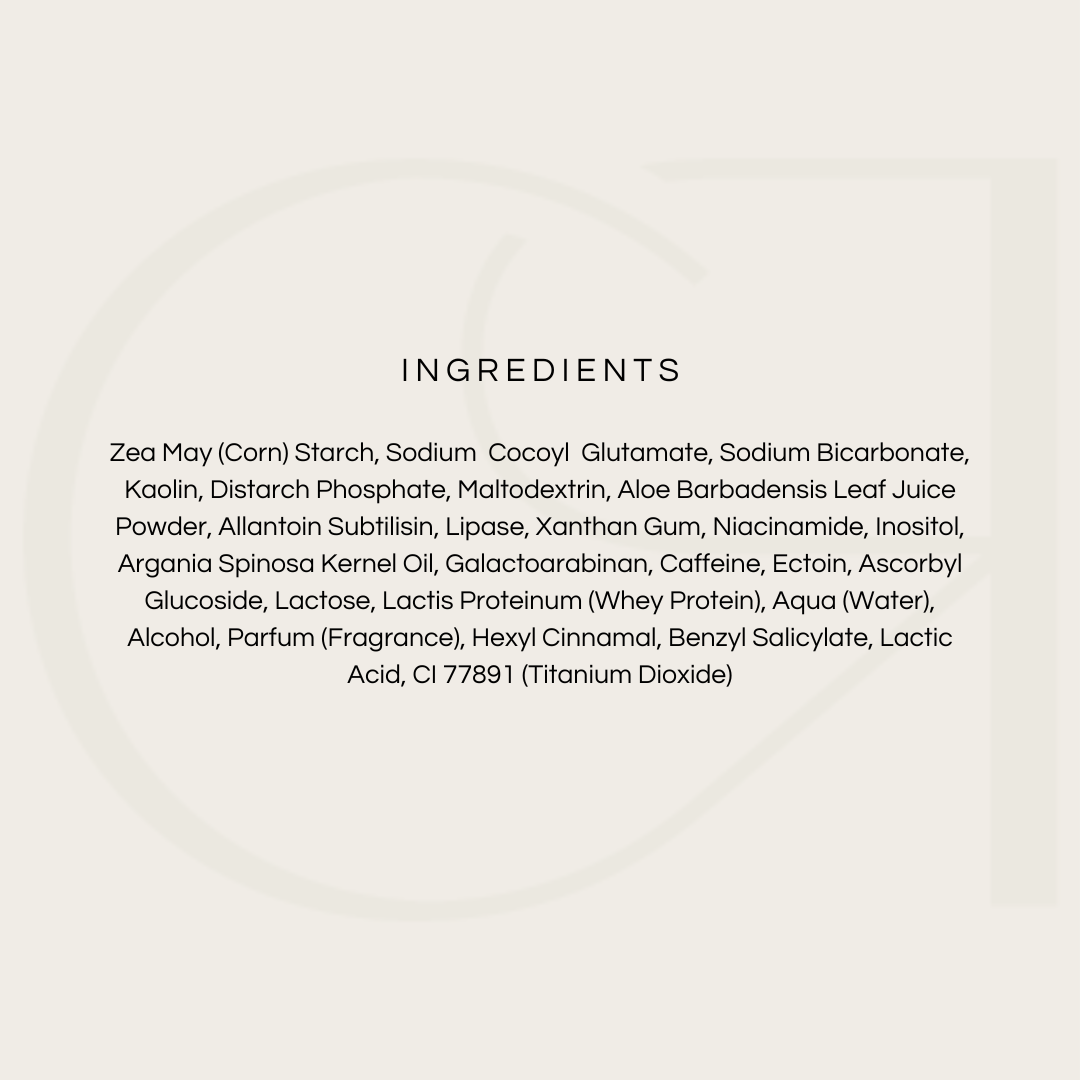 MBR Enzyme Cleansing Booster ingredients list