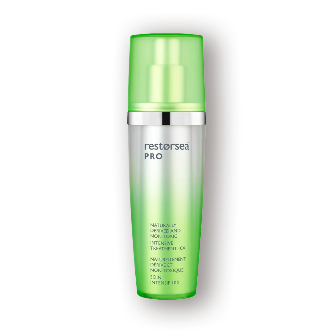 A pump bottle of Restorsea Pro Intensive 10x Serum