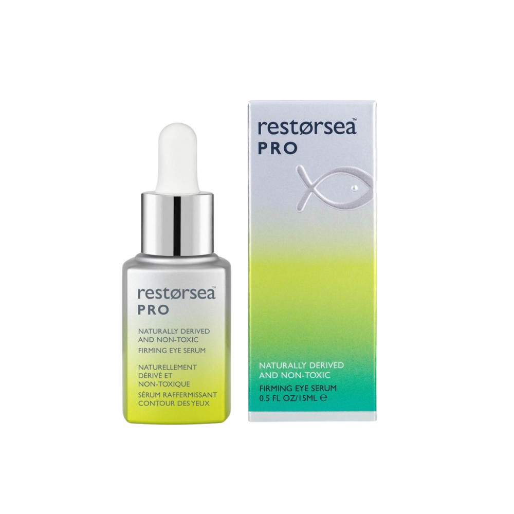 Restorsea Pro eye serum bottle and packaging on a white background