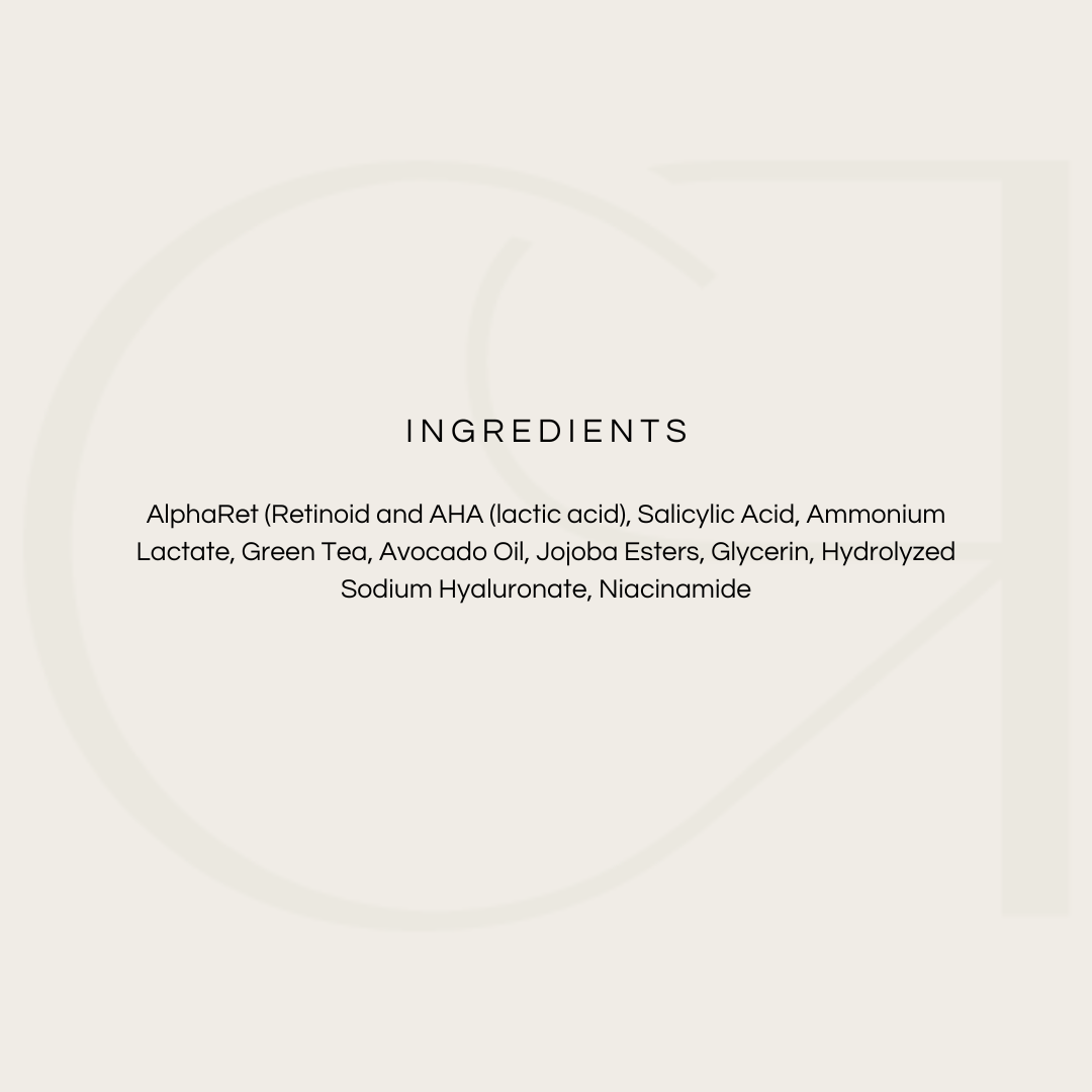 Skin Better AlphaRet Body Overnight Cream ingredients list