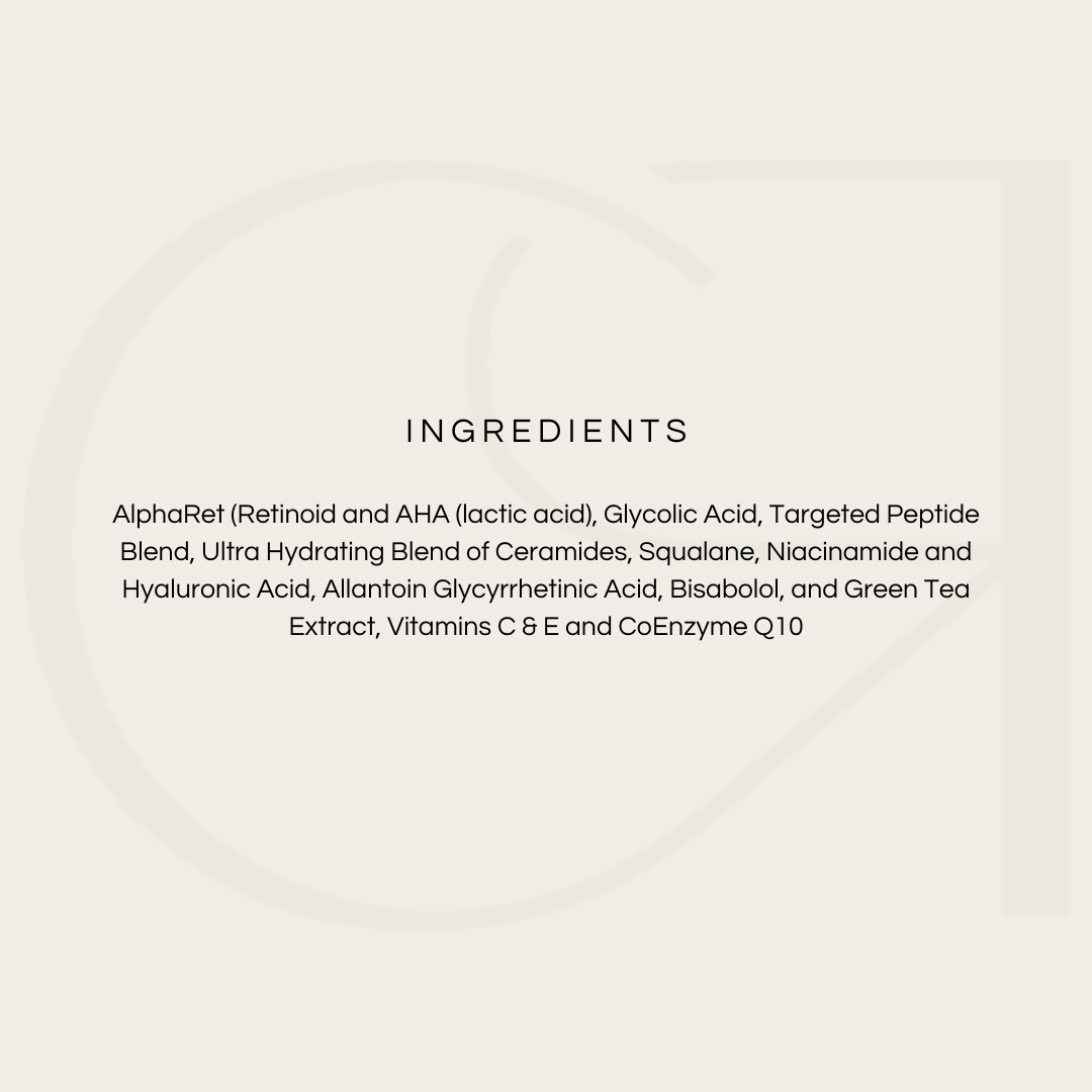 Skin Better AlphaRet Overnight Cream ingredients list