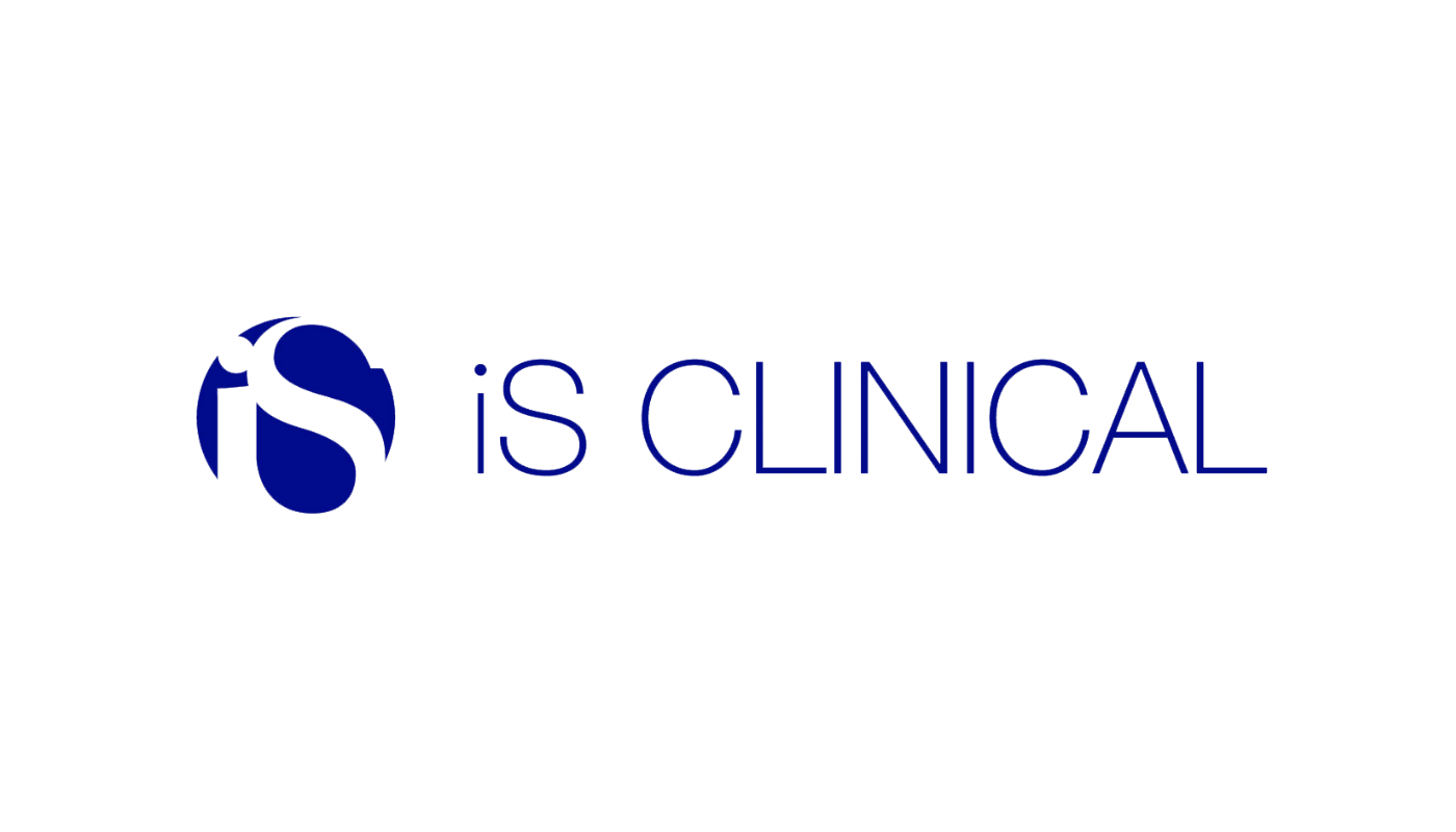iS Clinical logo in blue text