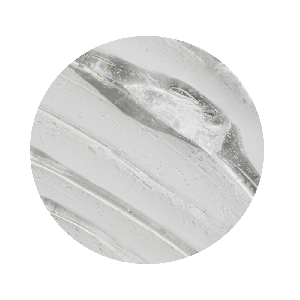 Close up of clear cleanser of Glo Skin Beauty Hydra-Bright AHA Cleanser