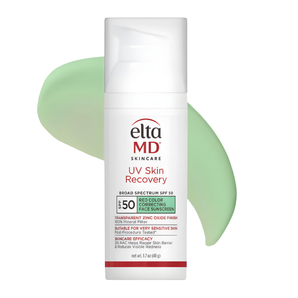 EltaMD UV Skin Recovery Red Color Correcting Green Tint Broad Spectrum SPF 50