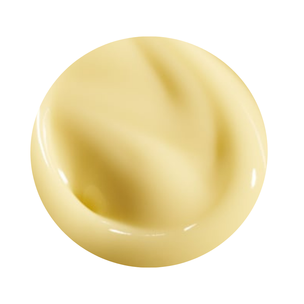 Up close yellow cream texture of iS Clinical Retinol + Emulsion 0.3 facial serum
