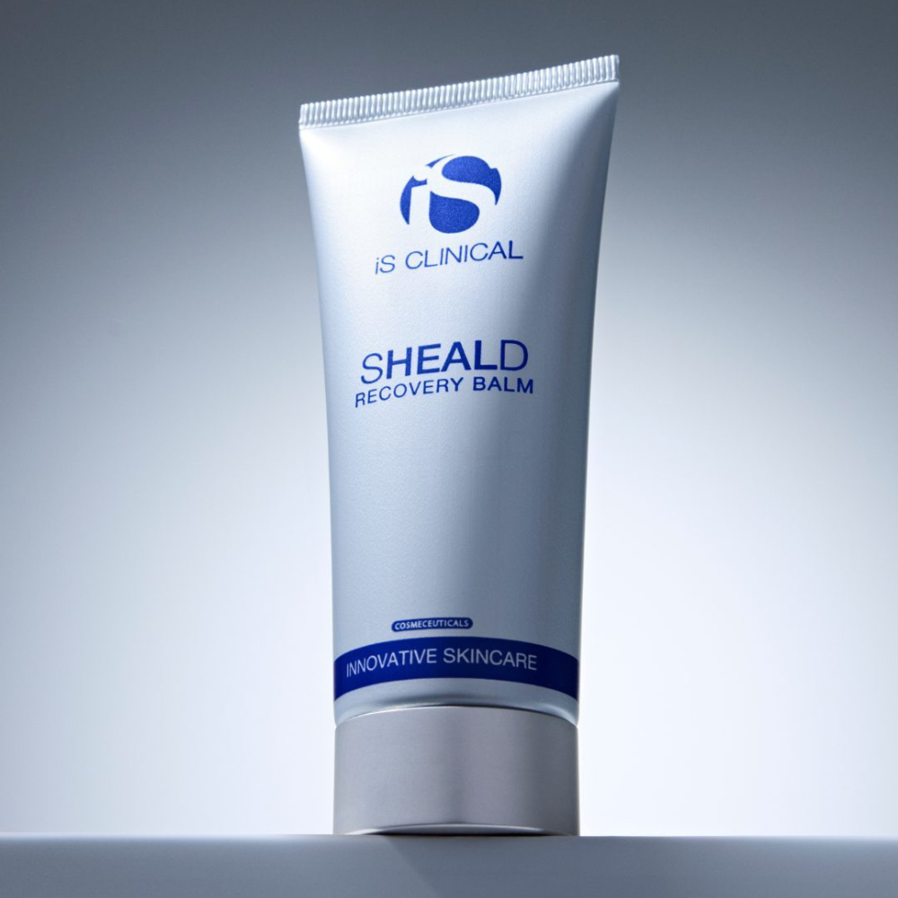 iS Clinical Sheald Recovery Balm on a gray background