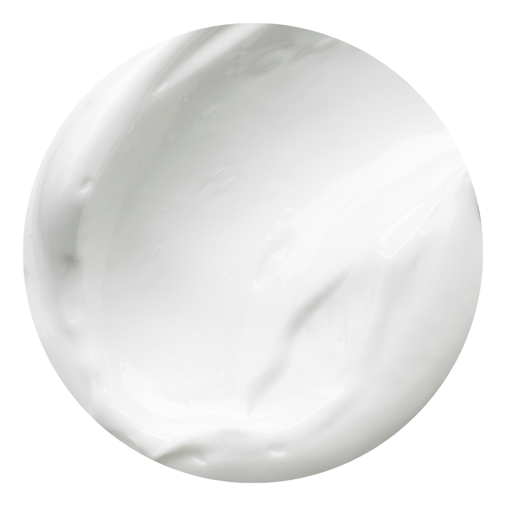 Close up texture of white moisturizer 